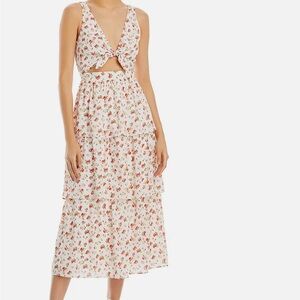 NWT Jaci Womens Chiffon Long Midi Dress